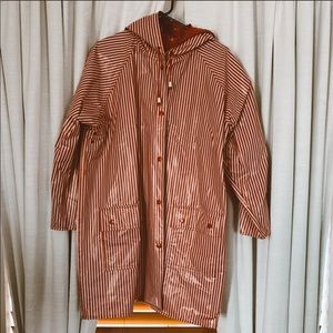 90s vintage reversible rain coat